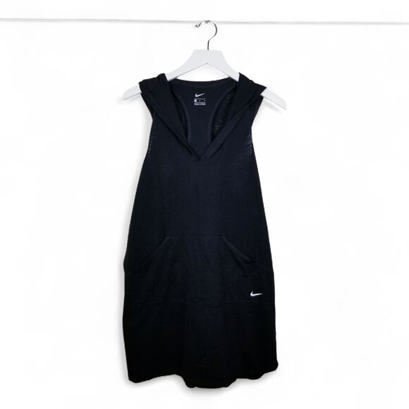 NIKE Essential Hooded Swim Cover-Up Dress - Size Large - Picture 5 of 13